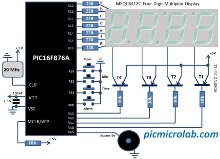 Digital Alarm Clock – Page 2 – Microcontroller Based Projects