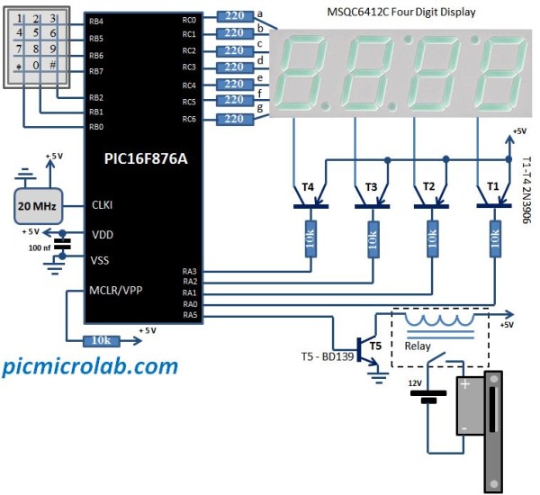 Electronic Lock – Microcontroller Based Projects