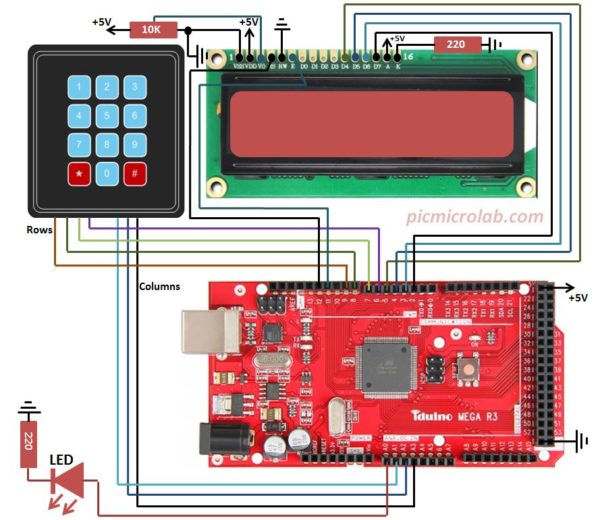 Arduino Up Down Counter Lcd Microcontroller Based Projects 5621