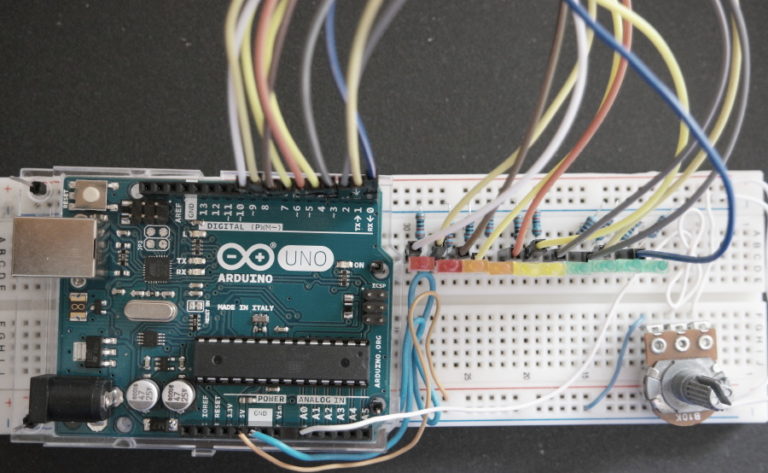 LED Battery Level Indicator Arduino – Microcontroller Based Projects