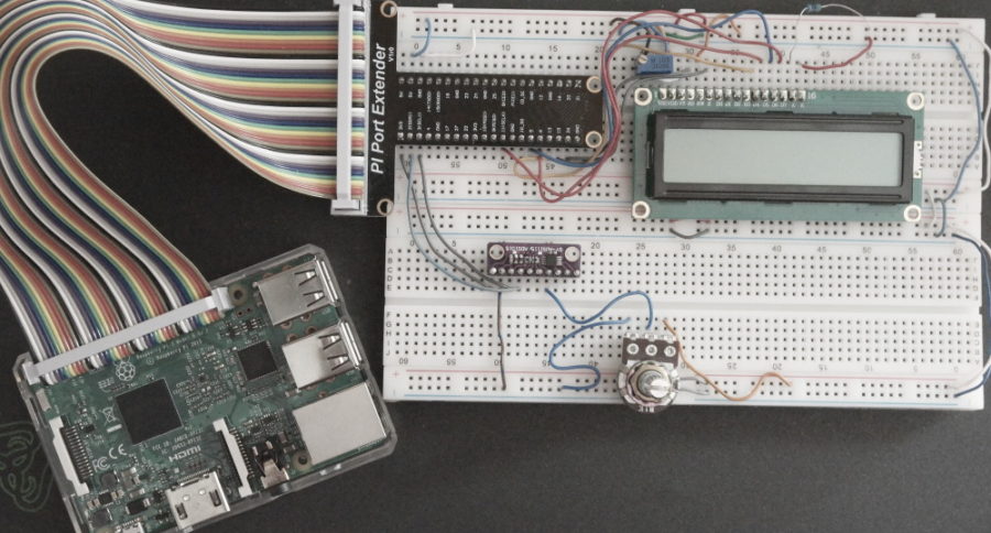 LCD voltmeter based on ADS1015 with Raspberry Pi – Microcontroller ...